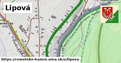 ilustrácia k Lipová, Remetské Hámre - 557 m