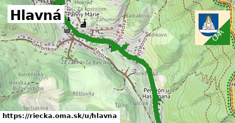 ilustrácia k Hlavná, Riečka - 1,35 km