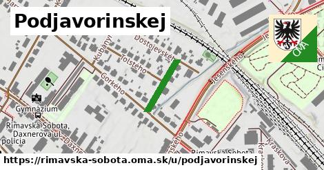 Podjavorinskej, Rimavská Sobota