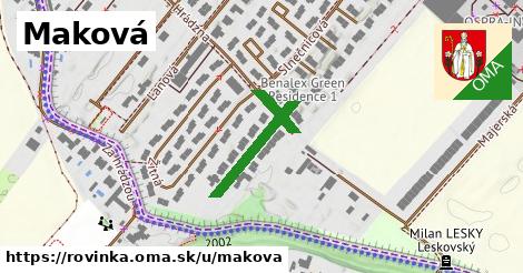 ilustrácia k Maková, Rovinka - 258 m