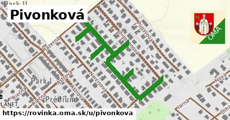 Pivonková, Rovinka