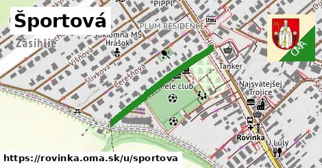 Športová, Rovinka