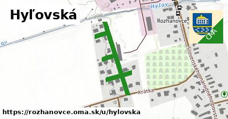 Hyľovská, Rozhanovce