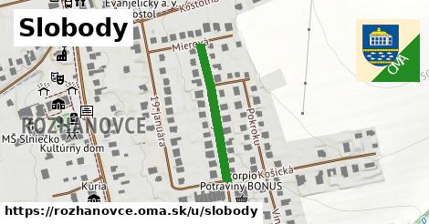 Slobody, Rozhanovce