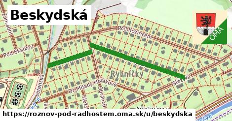 ilustrácia k Beskydská, Rožnov pod Radhoštěm - 461 m