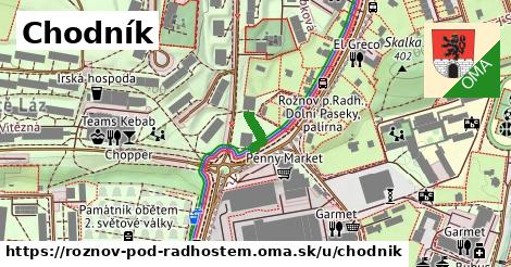Chodník, Rožnov pod Radhoštěm