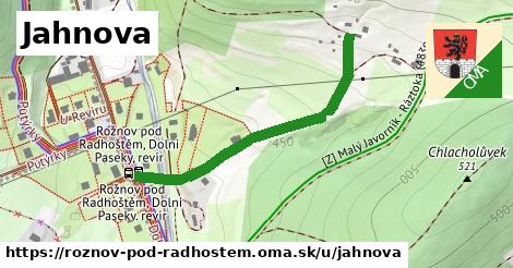 ilustrácia k Jahnova, Rožnov pod Radhoštěm - 418 m