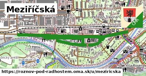 ilustrácia k Meziříčská, Rožnov pod Radhoštěm - 2,2 km