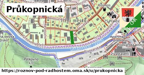 ilustrácia k Průkopnická, Rožnov pod Radhoštěm - 66 m