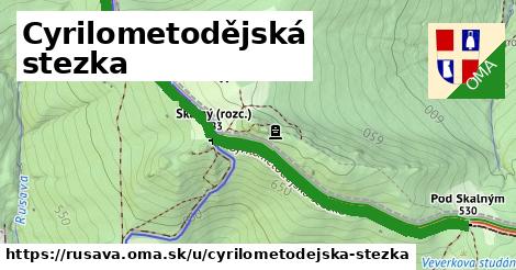 ilustrácia k Cyrilometodějská stezka, Rusava - 1,48 km