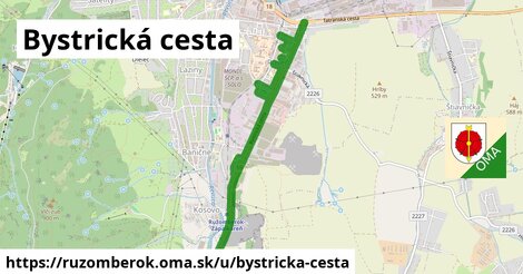ilustrácia k Bystrická cesta, Ružomberok - 4,7 km