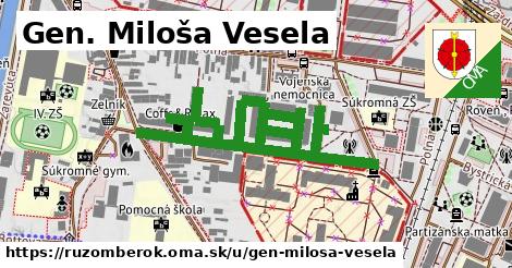 ilustrácia k Gen. Miloša Vesela, Ružomberok - 0,95 km