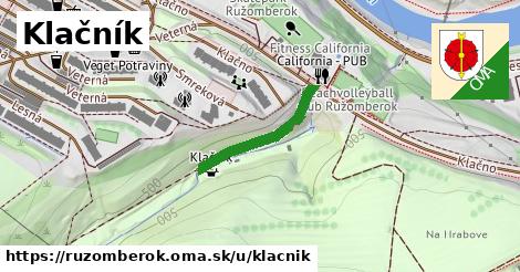 ilustrácia k Klačník, Ružomberok - 213 m