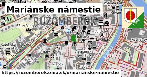 Mariánske námestie, Ružomberok