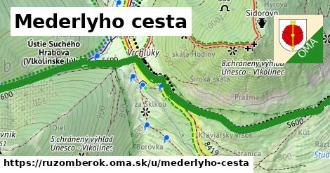 ilustrácia k Mederlyho cesta, Ružomberok - 3,0 km