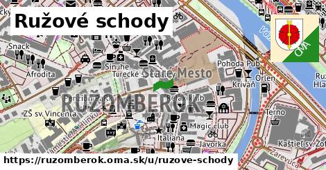 Ružové schody, Ružomberok