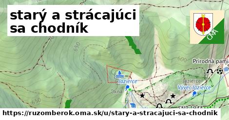 ilustrácia k starý a strácajúci sa chodník, Ružomberok - 119 m