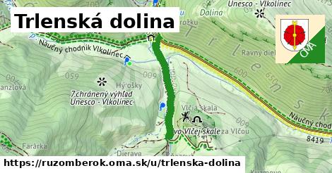 ilustrácia k Trlenská dolina, Ružomberok - 467 m