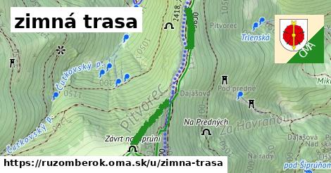 ilustrácia k zimná trasa, Ružomberok - 438 m
