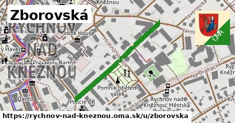 ilustrácia k Zborovská, Rychnov nad Kněžnou - 350 m