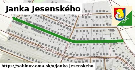 Janka Jesenského, Sabinov