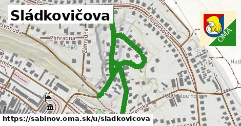 ilustrácia k Sládkovičova, Sabinov - 0,75 km