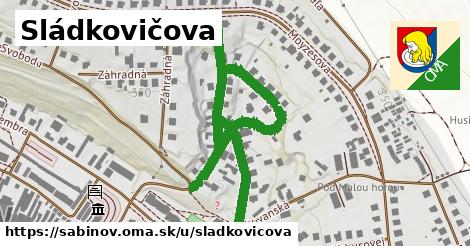 ilustrácia k Sládkovičova, Sabinov - 0,75 km