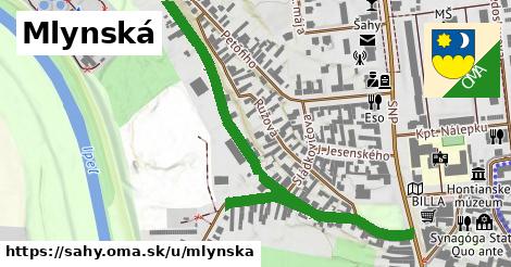 ilustrácia k Mlynská, Šahy - 0,81 km