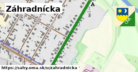 Záhradnícka, Šahy