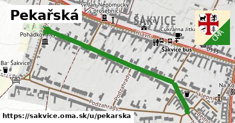 ilustrácia k Pekařská, Šakvice - 570 m