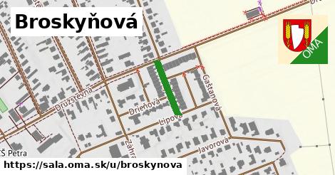 ilustrácia k Broskyňová, Šaľa - 131 m
