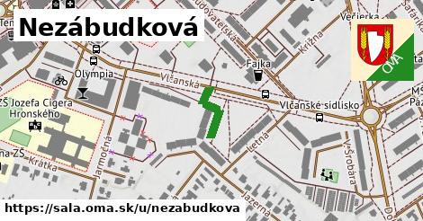 Nezábudková, Šaľa