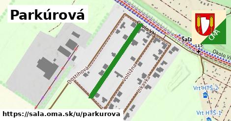 ilustrácia k Parkúrová, Šaľa - 289 m