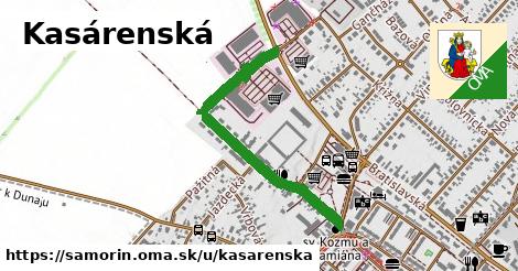 ilustrácia k Kasárenská, Šamorín - 0,85 km