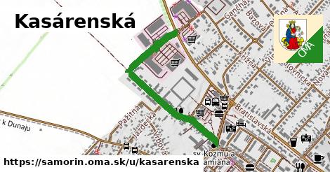 ilustrácia k Kasárenská, Šamorín - 0,85 km