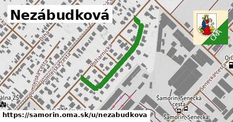 Nezábudková, Šamorín