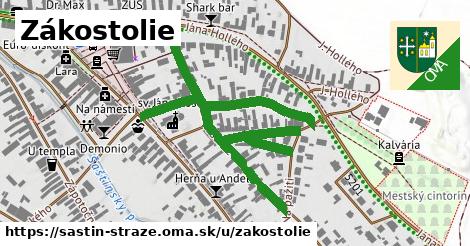 Zákostolie, Šaštín-Stráže