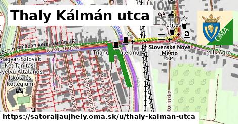ilustrácia k Thaly Kálmán utca, Sátoraljaújhely - 195 m