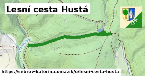 ilustrácia k Lesní cesta Hustá, Šebrov-Kateřina - 0,97 km