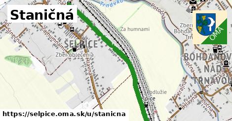 ilustrácia k Staničná, Šelpice - 1,03 km