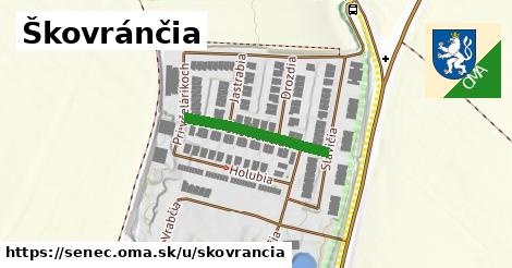 Škovránčia, Senec