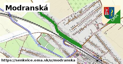 ilustrácia k Modranská, Šenkvice - 1,12 km