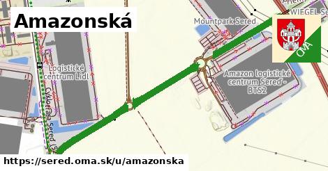 ilustrácia k Amazonská, Sereď - 1,12 km