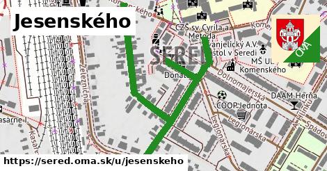 Jesenského, Sereď