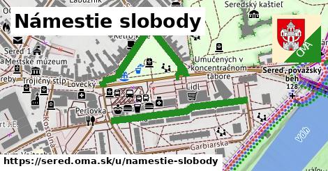 ilustrácia k Námestie slobody, Sereď - 665 m