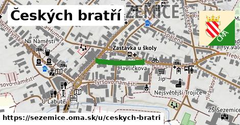 Českých bratří, Sezemice