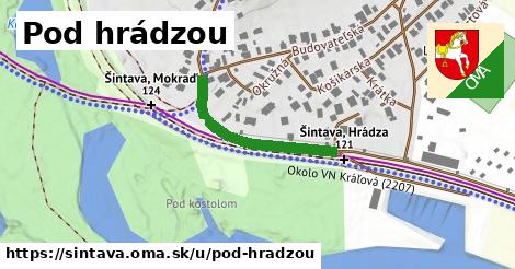 Pod hrádzou, Šintava