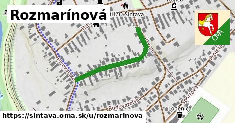 Rozmarínová, Šintava