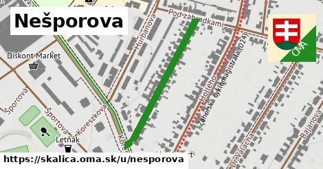 Nešporova, Skalica