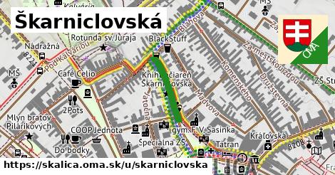 ilustrácia k Škarniclovská, Skalica - 157 m